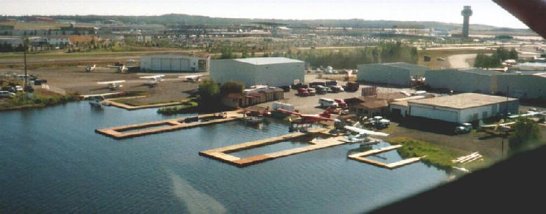 Lake Hood is the world's largest float plane base.